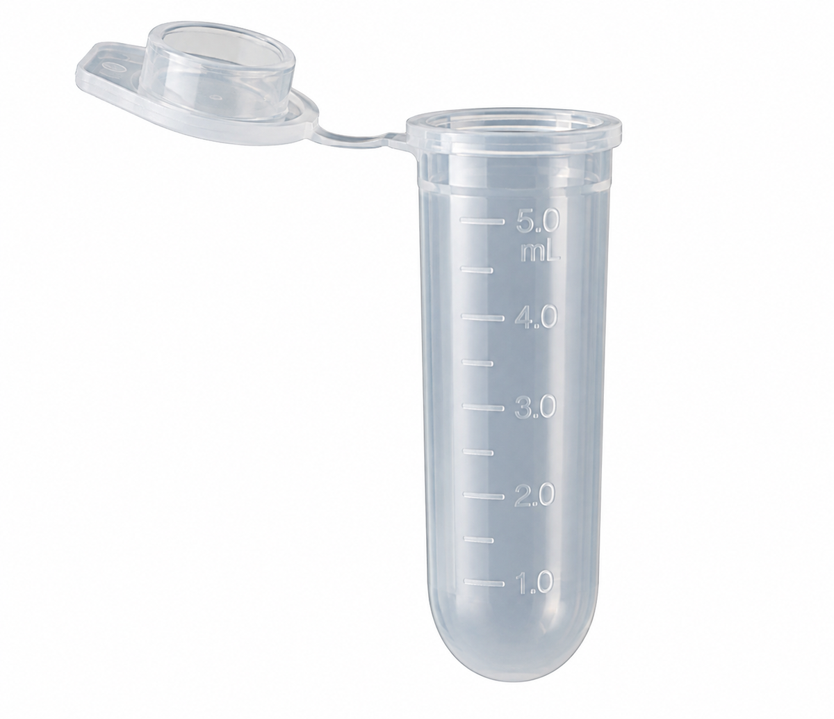 Clear5mLMicrocentrifugeTubewithOpenCap
