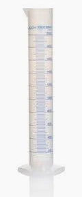 Cylinder Measuring Hexagonal Base, Plastic 1L