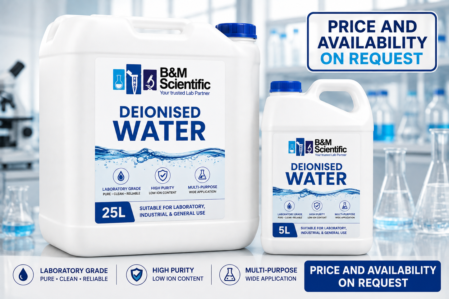 Deionised Water 25L