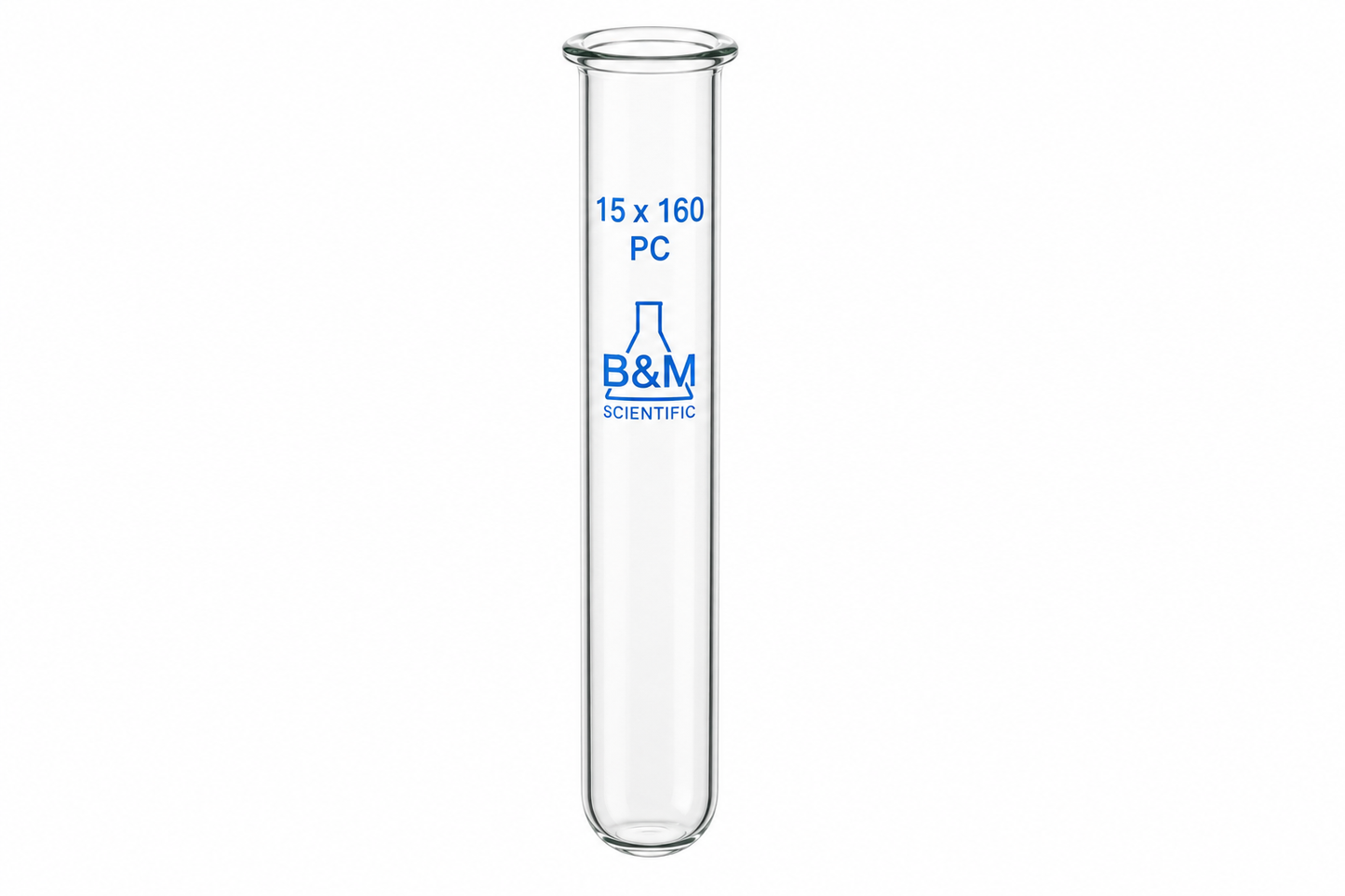 Tubes Boro with Rim 15x160 PC