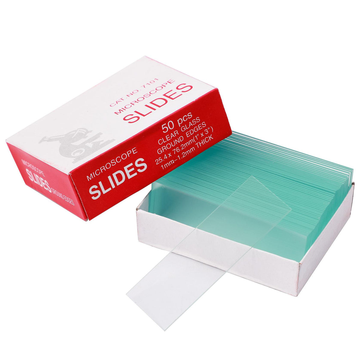 Micro Slide Bevilled FRS G/E 76x26x1mm (50/Pkt)