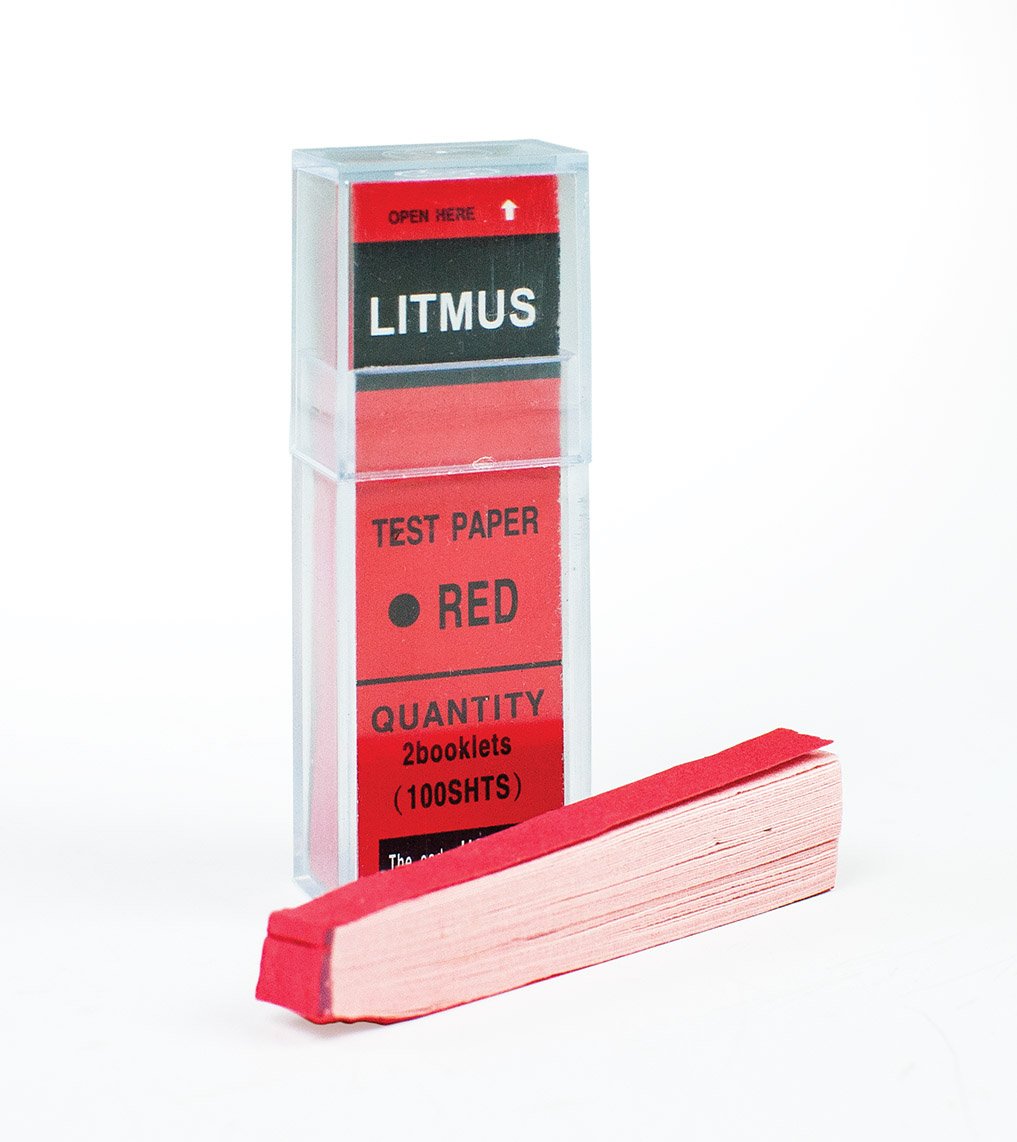 Paper Test Books Litmus Red 100/paper