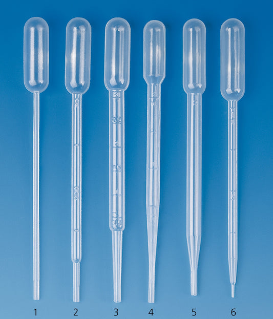 Pipettes Pasteur Plastic - 1ml (500/pack)