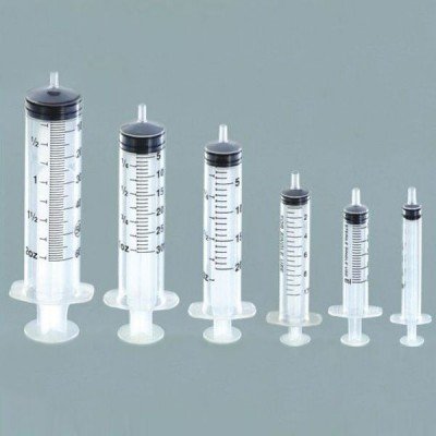 Syringe Luer Slip Plastic Disposable 1ml (100/pack)