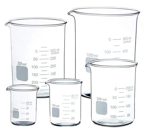 Beaker Low Form Glass 1L Boro 3.3